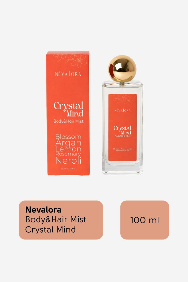 NEVALORA BODY MIST CRYSTAL MIND / FOKUS TEMALI SAÇ VE VÜCUT SPREYİ - 100ml