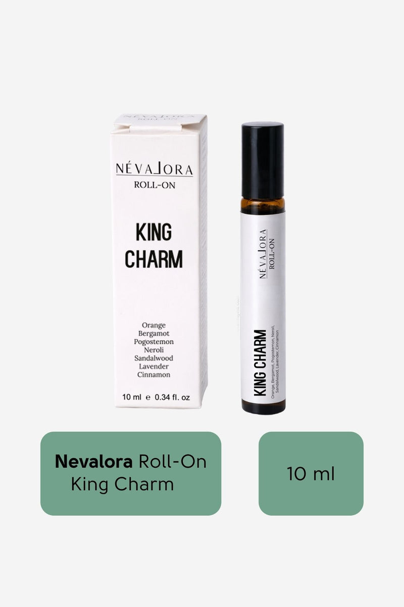 NEVALORA ROLL-ON KING CHARM / ERİL ENERJİ AROMATERAPİ KOKUSU – 10 ML