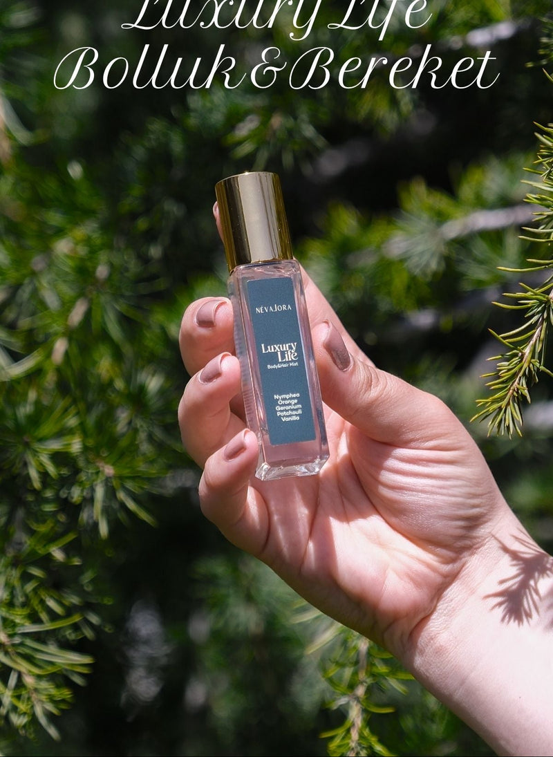 NEVALORA BODY MIST LUXURY LIFE / BOLLUK VE BEREKET TEMALI SAÇ VE VÜCUT SPREYİ - 15ml