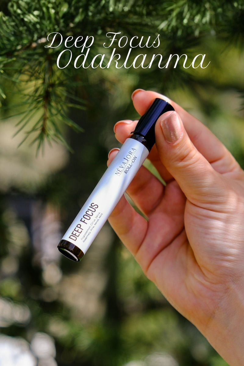 NEVALORA ROLL-ON DEEP FOCUS / ODAK VE ZİHİNSEL NETLİK DESTEKLEYİCİ AROMATERAPİ KOKUSU – 10 ML