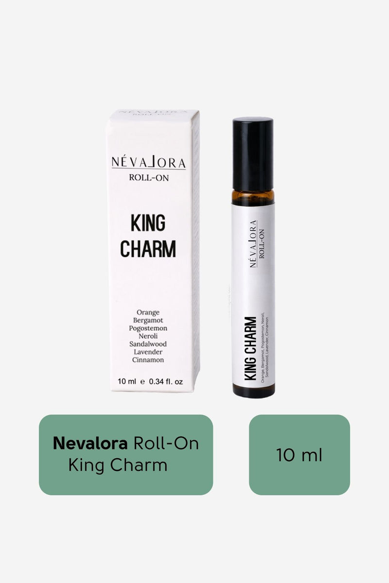 NEVALORA ROLL-ON KING CHARM / ERİL ENERJİ AROMATERAPİ KOKUSU – 10 ML